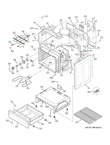 03 - Body Parts parts for Ge Range JBP71CM1WW from AppliancePartsPros.com