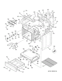 03 - Body Parts parts for Ge Range JBP68DM1CC from AppliancePartsPros.com