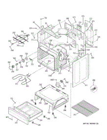 03 - Body Parts parts for Ge Range JB660DM1WW from AppliancePartsPros.com