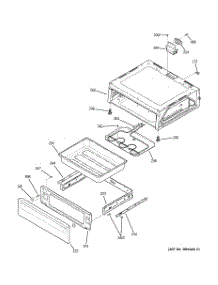 04 - Warming Drawer parts for Ge Range JCBP81DM1BB from AppliancePartsPros.com