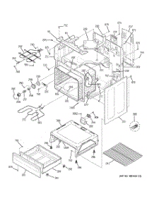 03 - Body Parts parts for Ge Range JBP72TM1WW from AppliancePartsPros.com