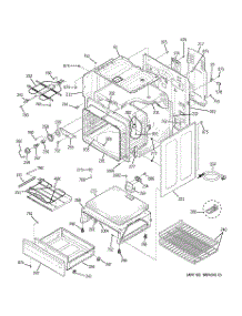 03 - Body Parts parts for Ge Range JCBP40DM1WW from AppliancePartsPros.com