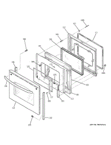 04 - Door parts for Ge Range JBP35SM1SS from AppliancePartsPros.com