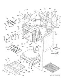 03 - Body Parts parts for Ge Range JCBP77DM1BB from AppliancePartsPros.com