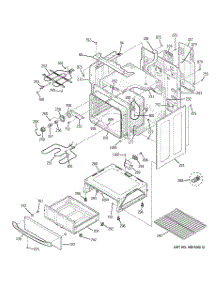 03 - Body Parts parts for Ge Range JBS55SM1SS from AppliancePartsPros.com