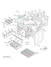 03 - Body Parts parts for Ge Range JBP84DM1BB from AppliancePartsPros.com