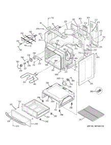 03 - Body Parts parts for Ge Range JBP80SM1SS from AppliancePartsPros.com
