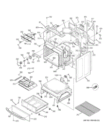 03 - Body Parts parts for Ge Range JBP74SM1SS from AppliancePartsPros.com