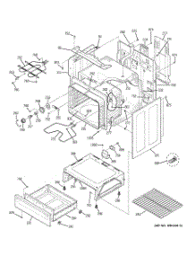 03 - Body Parts parts for Ge Range JBS55DM1BB from AppliancePartsPros.com