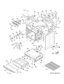 03 - Body Parts parts for Ge Range JCBP66SM1SS from AppliancePartsPros.com