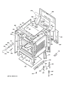 02 - Body Parts parts for Ge Range JBS56WL2WW from AppliancePartsPros.com