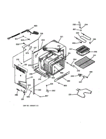 03 - Body Parts parts for Ge Range JDS26BW2WH from AppliancePartsPros.com