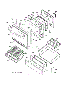 04 - Door & Drawer Parts parts for Ge Range JGBP79BEB5BB from AppliancePartsPros.com