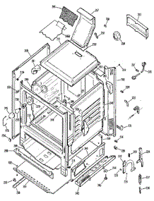 Main Body parts for Ge Range JGBS18GEN1 from AppliancePartsPros.com