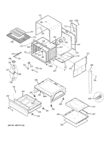 03 - Body Parts parts for Ge Range JGSP28WEK2WW from AppliancePartsPros.com