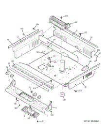 06 - Control Panel & Cooling Fan parts for Ge Range JGSP28WEK2WW from AppliancePartsPros.com
