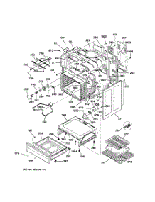 03 - Body Parts parts for Ge Range JBP65BC4WH from AppliancePartsPros.com