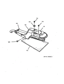05 - Lock parts for Ge Range JSP39GS2WG from AppliancePartsPros.com