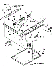 Control Panel parts for Ge Range JSP39WV2WW from AppliancePartsPros.com