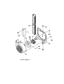 06 - Blower Section parts for Ge Range JSP39WV1WW from AppliancePartsPros.com