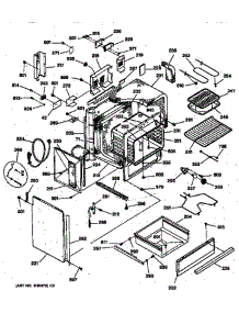 Body parts for Ge Range JSP39WV2WW from AppliancePartsPros.com
