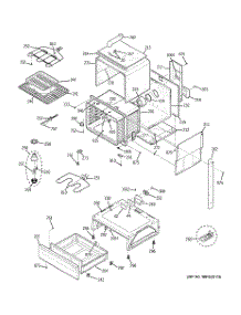 02 - Body Parts parts for Ge Range JSS28CK1CC from AppliancePartsPros.com