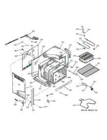 03 - Body Parts parts for Ge Range JDP39BW6BB from AppliancePartsPros.com