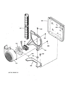 06 - Blower parts for Ge Range JDP39WV1WW from AppliancePartsPros.com