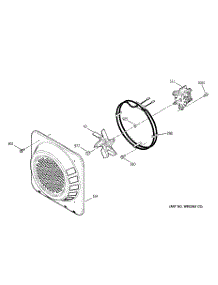 06 - Convection Fan parts for Ge Range JD966CD2CC from AppliancePartsPros.com