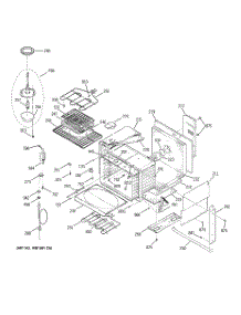 03 - Body Parts parts for Ge Range JD966SD2SS from AppliancePartsPros.com