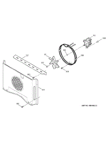 07 - Convection Fan parts for Ge Range JD966BD1BB from AppliancePartsPros.com