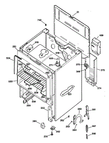 02 - Section2 parts for Ge Range JBS03GS2 from AppliancePartsPros.com