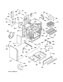 02 - Body Parts parts for Ge Range JCSP31WW1WW from AppliancePartsPros.com