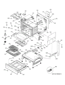 03 - Body & Drawer Parts parts for Ge Range JSP56CD2CC from AppliancePartsPros.com