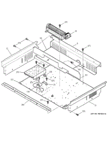 06 - Cooling Fan parts for Ge Range JSP56BD2BB from AppliancePartsPros.com