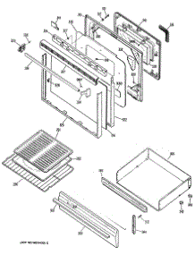 03 - Section3 parts for Ge Range JGBP26GEN6 from AppliancePartsPros.com