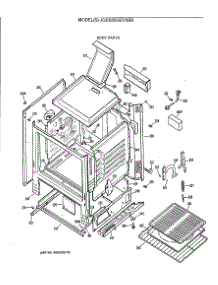03 - Body Parts parts for Ge Range JGSS05GEV3BB from AppliancePartsPros.com