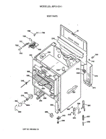 03 - Body Parts parts for Ge Range JBP21SV1 from AppliancePartsPros.com