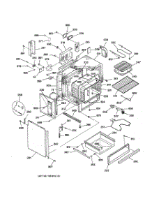 03 - Body Parts parts for Ge Range JSP40BW3BB from AppliancePartsPros.com