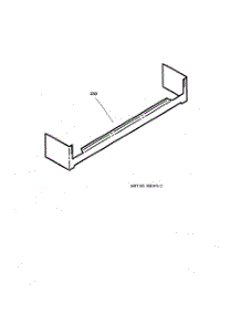 09 - Lower Toe Plate parts for Ge Range JSP40BW3BB from AppliancePartsPros.com