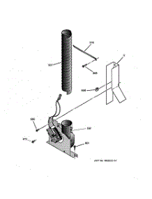 06 - Blower parts for Ge Range JSP40AW3AA from AppliancePartsPros.com