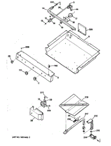 04 - Section4 parts for Ge Range JGBC16GEP6 from AppliancePartsPros.com