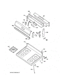 02 - Cooktop parts for Ge Range JGBS15PEW1AD from AppliancePartsPros.com