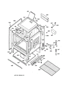 03 - Body Parts parts for Ge Range JGBS15PEW1AD from AppliancePartsPros.com