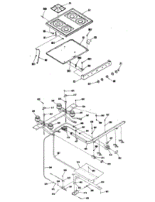 03 - Section3 parts for Ge Range JGBS15GEK6 from AppliancePartsPros.com
