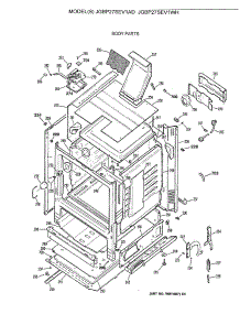 03 - Body Parts parts for Ge Range JGBP27SEV1WH from AppliancePartsPros.com