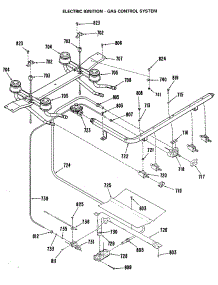 05 - Electric Ignition-Gas Control System parts for Ge Range JGBS15EK1 from AppliancePartsPros.com