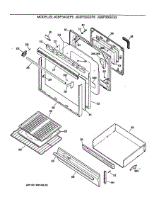 04 - Section4 parts for Ge Range JGBP38GES2 from AppliancePartsPros.com