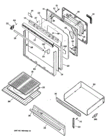 04 - Section4 parts for Ge Range JGBP26GEN7 from AppliancePartsPros.com