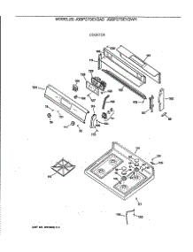 03 - Cooktop parts for Ge Range JGBP27SEV2AD from AppliancePartsPros.com